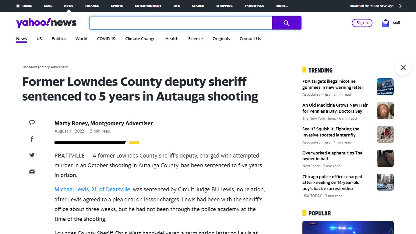 Former Lowndes County deputy sheriff sentenced to 5 years in Autauga ...